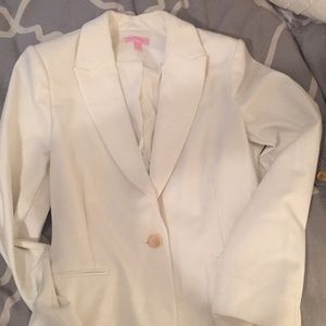 Lilly Pulitzer white blazer